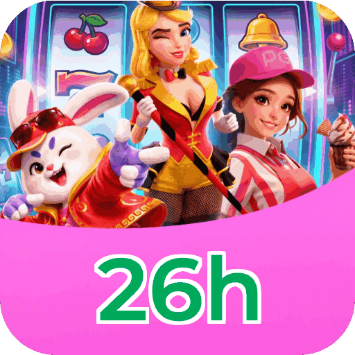 Plataforma 26h mostrando interface moderna, jogos certificados e recursos de segurança licenciados